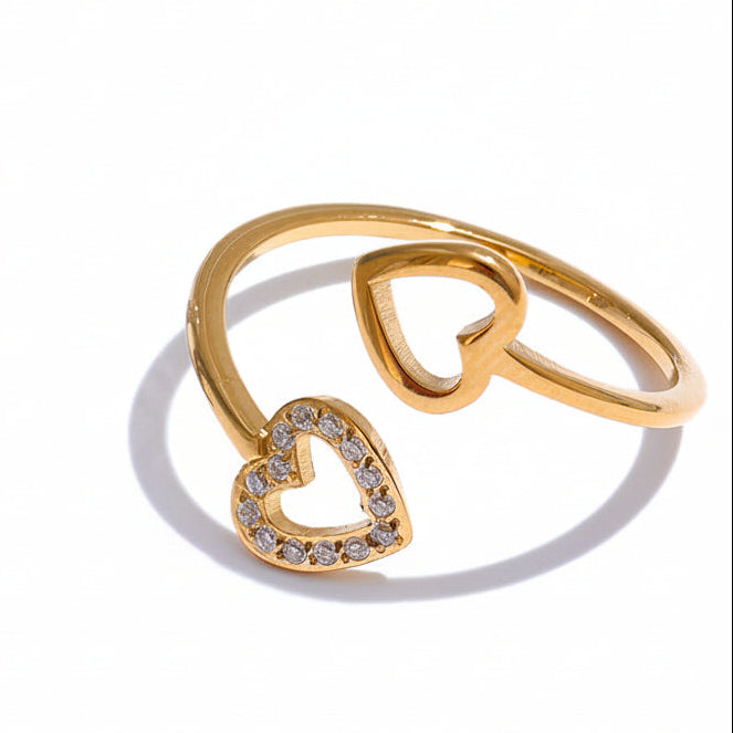 Longing Hearts Open Ring