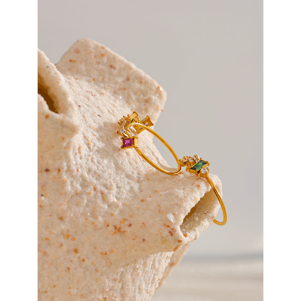 Quadra Mosaic Crystal Ring