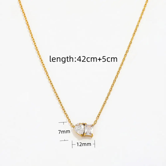 Crystal Duo Necklace