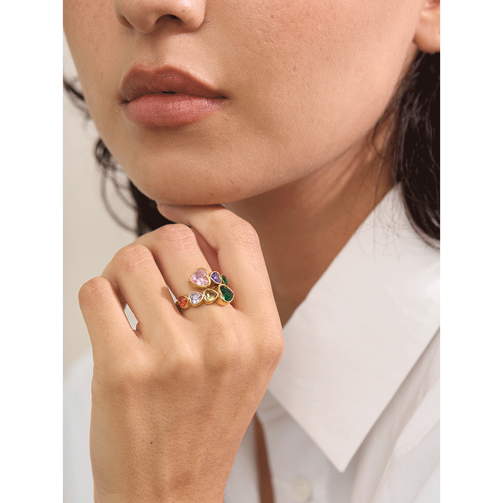 Little Hearts Eternity Ring