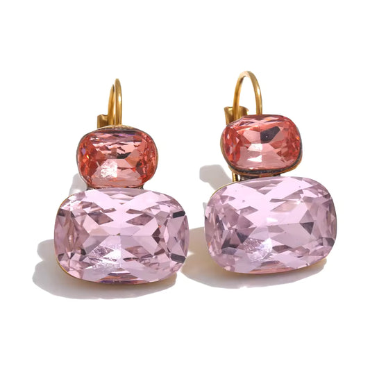 Double Cushion Crystal Hangings