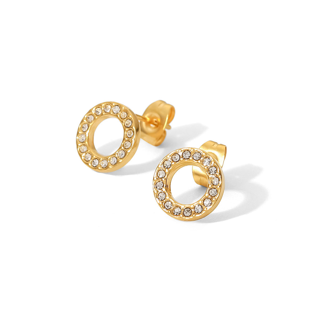 Halo Circle Studs