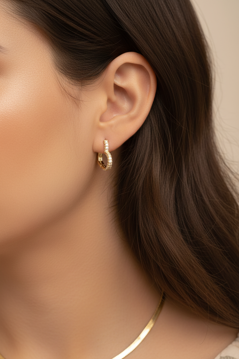Model ear shot - North Indian
