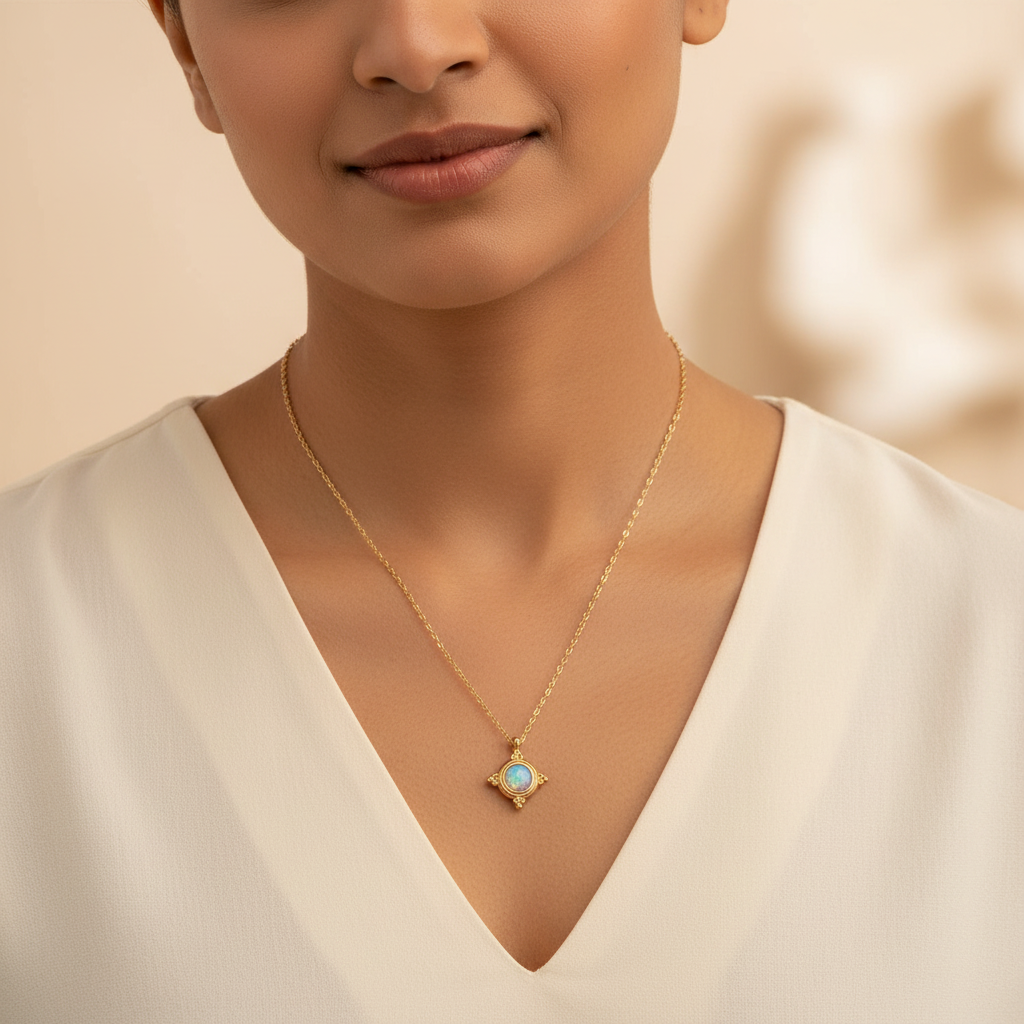 Mystic Compass Star Pendant Necklace